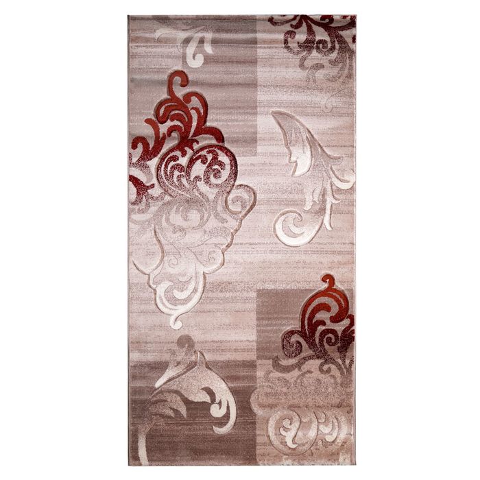 Ковёр Beluga Carving 9590 BONE/ROSE 2.5*3.5 м, прямоугольный