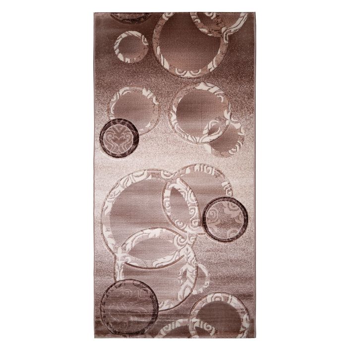 Ковёр Beluga Carving 9591 BONE/D.BROWN 2.0*4.5 м, прямоугольный