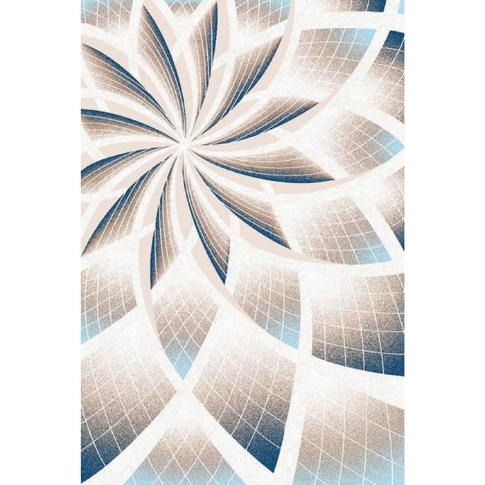 Ковёр Beluga Carving 9592 BONE/BLUE 2.0*5.0  м, прямоугольный