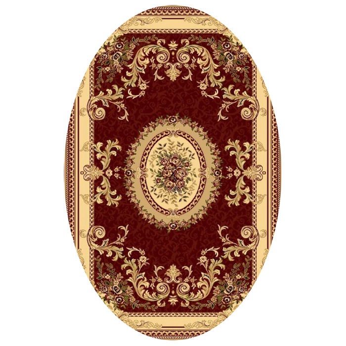 Ковёр Antique Imperial 2049 CRED/RED 1.0*2.0 м, овал