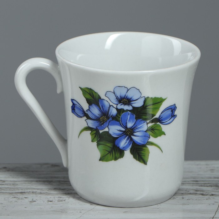 Кружка 250 мл "Верона" бисер, деколь