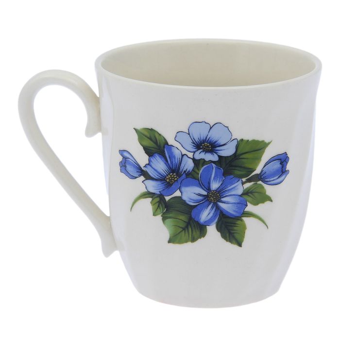 Кружка 250 мл "Волна" бисер, деколь