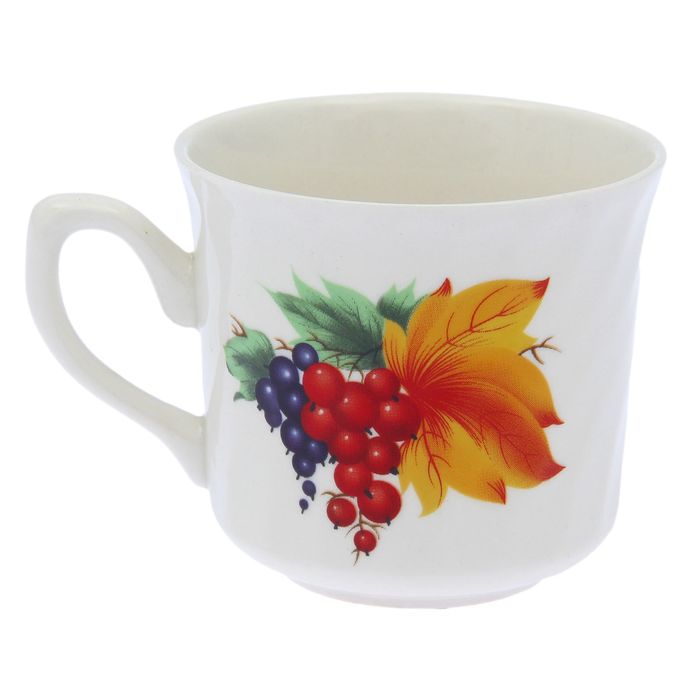 Кружка 220 мл "Забава" смородина, деколь