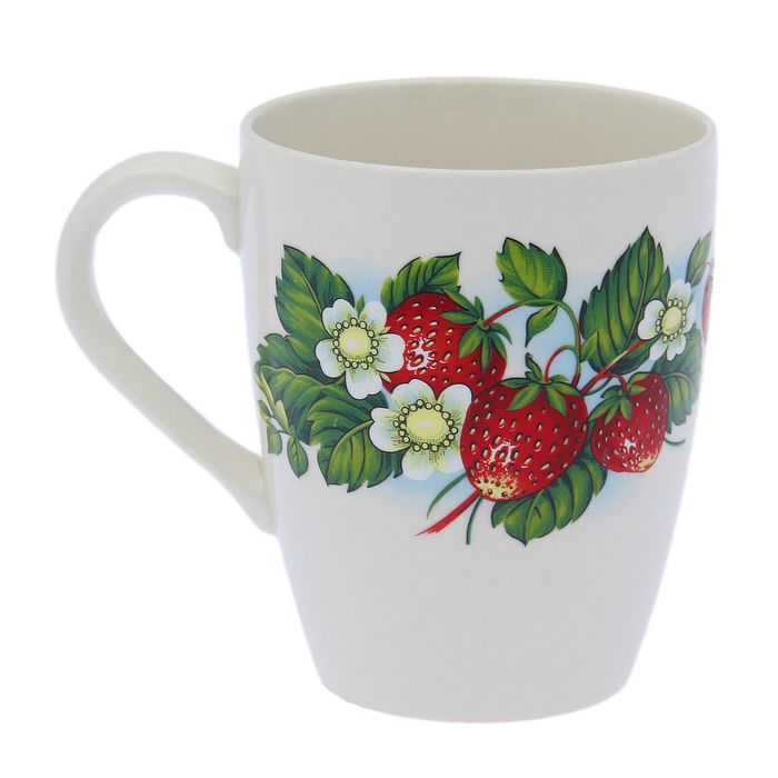Кружка 400 мл "Прованс" земляника, деколь