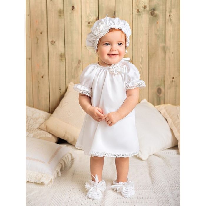 Сорочка крестильная "Ангелина", рост 74 см (6-9 мес.) КРД-Анг-74