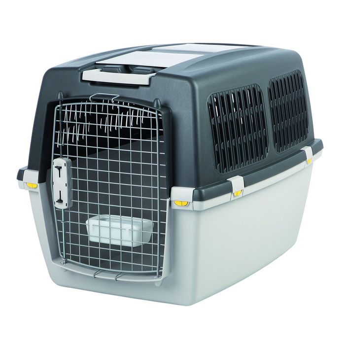 Переноска Trixie Gulliver 5, M: 58 x 60 x 79 см, светло-серый / темно-серый