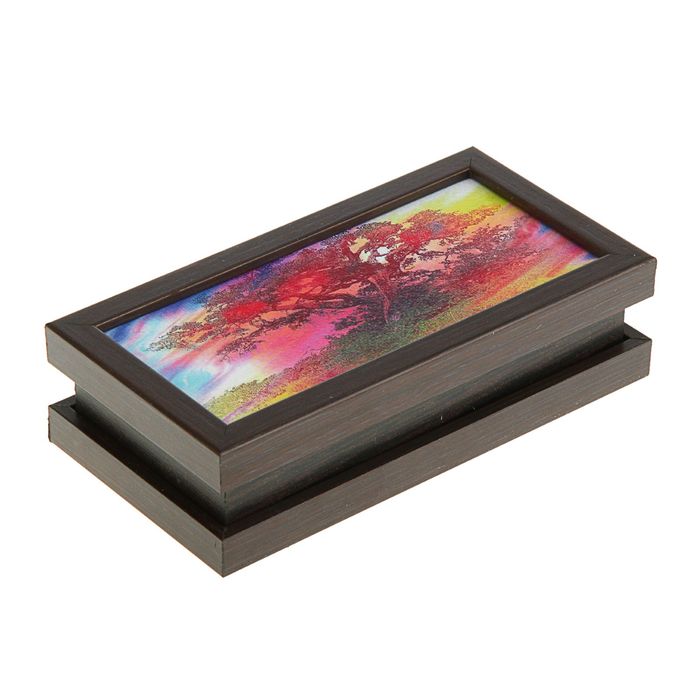 Купюрница  венге "Природа" 18х9х5см