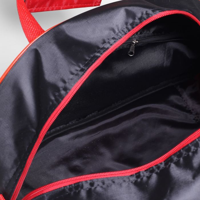 Сумка спорт Ф-06, 42*16*24, отдел на молнии, длин ремень, черный