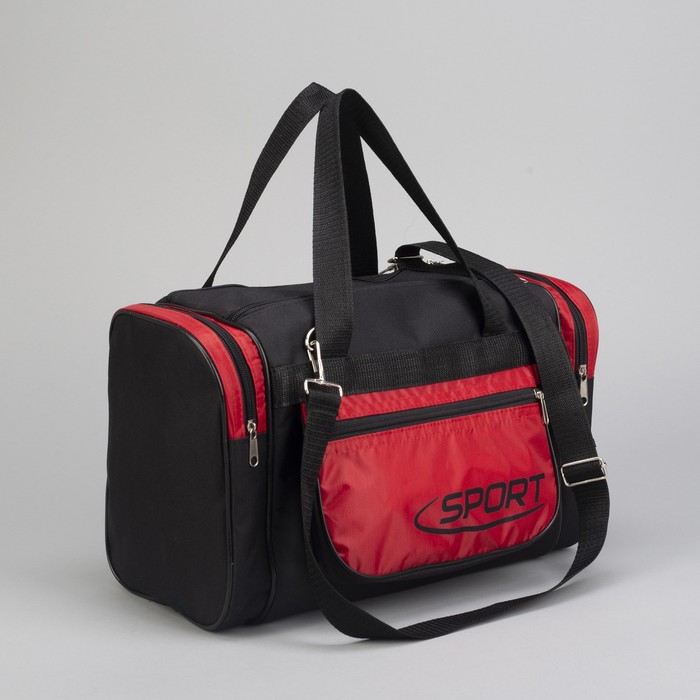 Сумка спорт СД-08, 37*20*23, красный