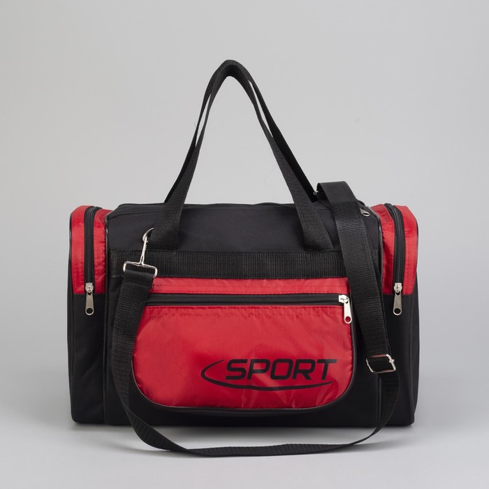 Сумка спорт СД-08, 37*20*23, красный