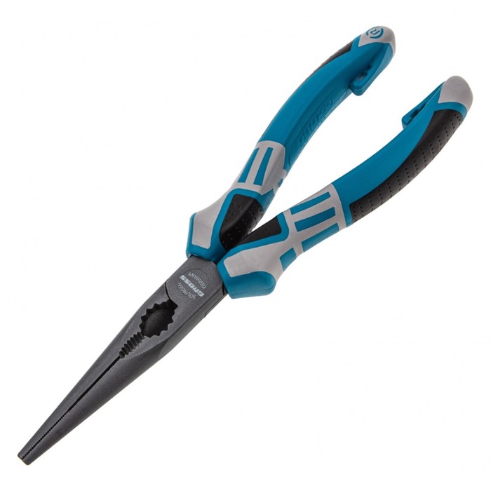Длинногубцы GROSS, прямые, 205 мм, трехкомпонентные рукоятки
