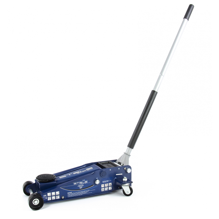 Домкрат гидравлический подкатной STELS 51133, быстрый подъем, 3 т, 130 - 465 мм