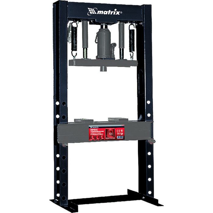 Пресс гидравлический MATRIX, 20 т, 750 х 650 х 1510 мм, комплект из 2 частей