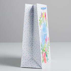 Пакет ламинированный вертикальный «Бабочки», MS 18 × 23 × 8 см, ручка МИКС от Сима-ленд