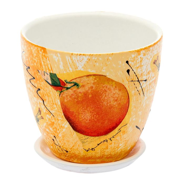 Горшок цветочный "Апельсин" №2 0,8л