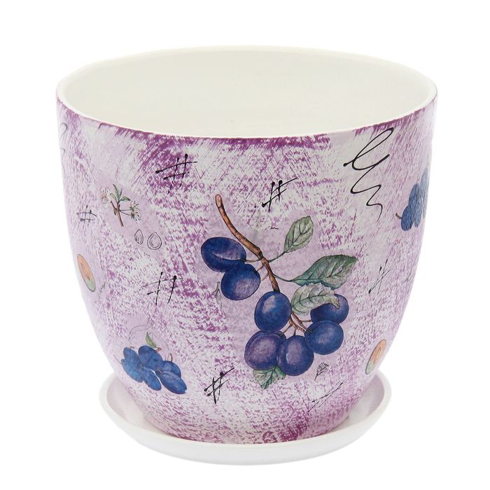 Горшок цветочный "Слива" №6 8,5л