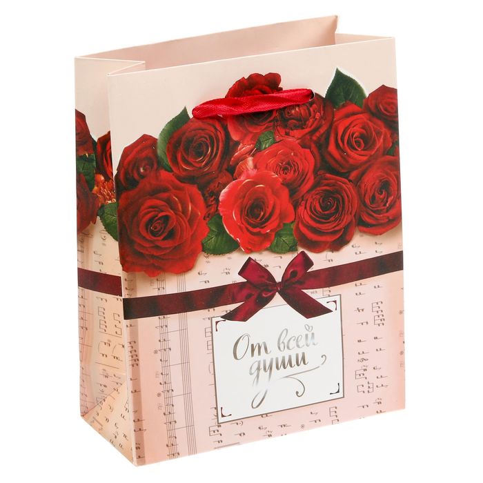 Пакет ламинированный вертикальный «Музыкальное поздравление», S 11 × 14 × 5,5 см