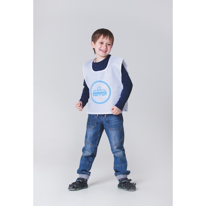 Карнавальный жилет "Трамвай", 38-47 см