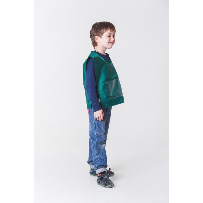 Карнавальный жилет с прозрачный карманом, 38-47 см цвета МИКС