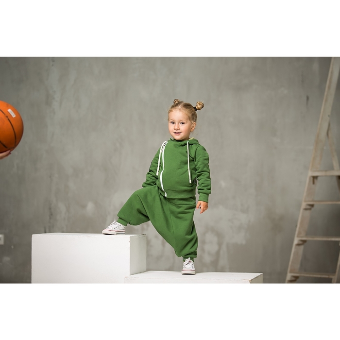 Штанишки детские "Оливковые", рост 86 см, цвет оливковый ШТФ-ОЛИВ_М