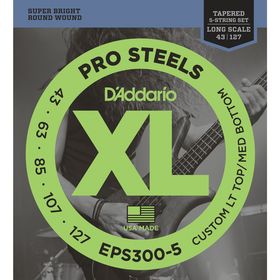 

Комплект струн для 5-струнной бас-гитары D'Addario EPS300-5 ProSteels