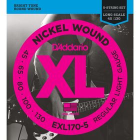 

Струны для 5-струнной бас-гитары D'Addario EXL170-5TP Nickel Wound