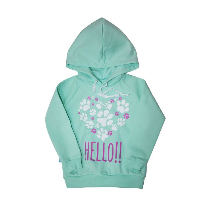 Кофта для девочки, рост 116 см, цвет ментол 20815