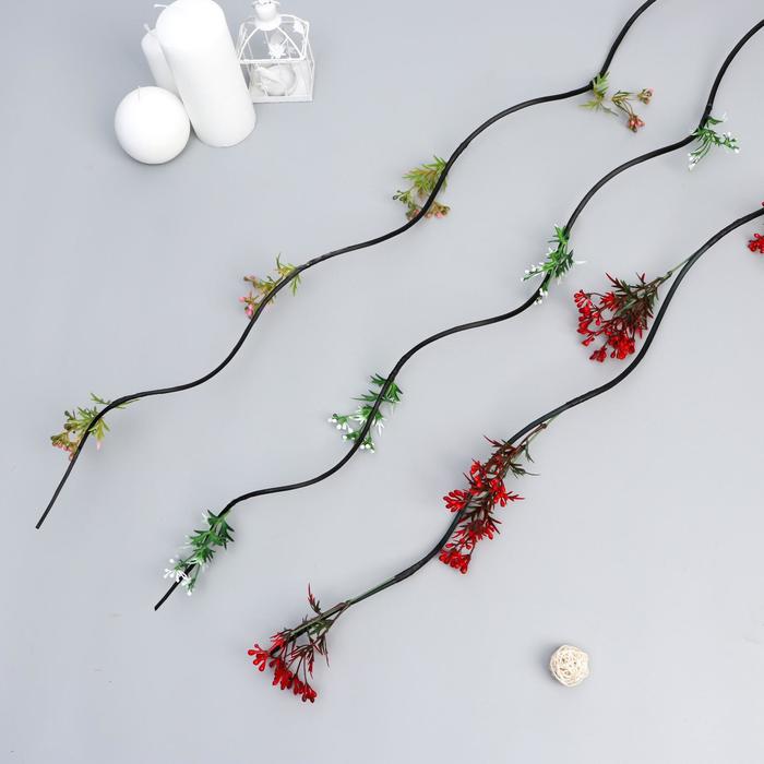 Декоративная ветка "Зелень" микс