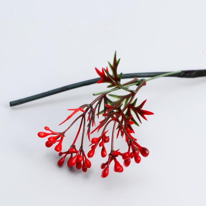 Декоративная ветка "Зелень" микс