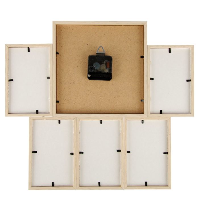 Фоторамка на 5 фото 10х15 с часами "Лето"