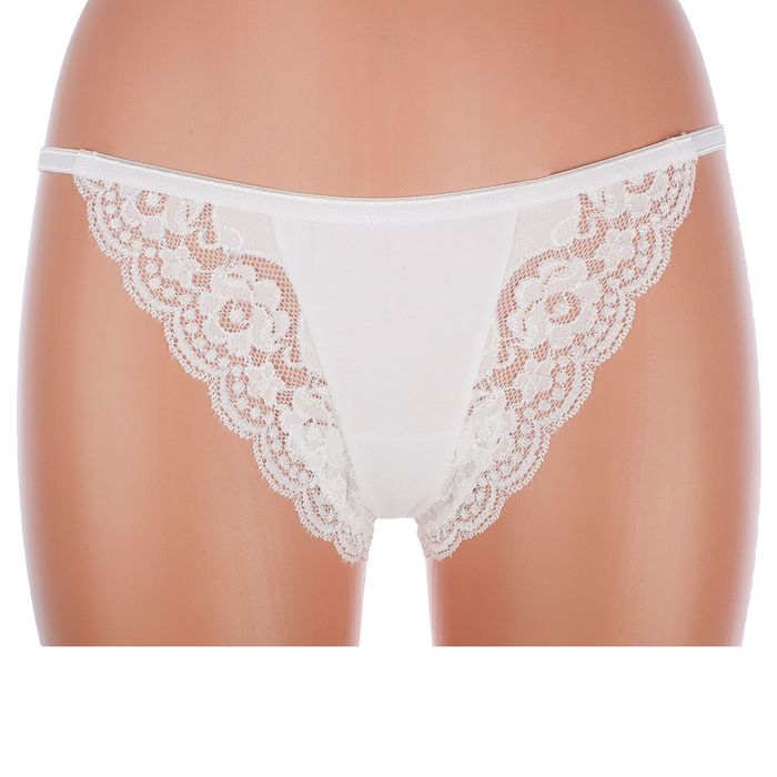 Трусы женские стринги BD31316 Mirto bianco, р-р 42 (2)