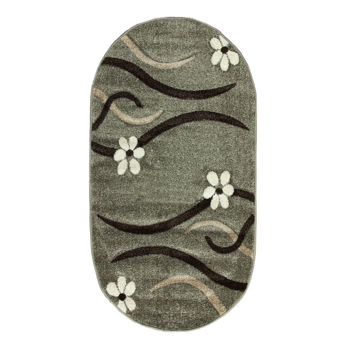 Ковёр Rio Carving 126 FUME/FUME 3.0*4.0 м, овал