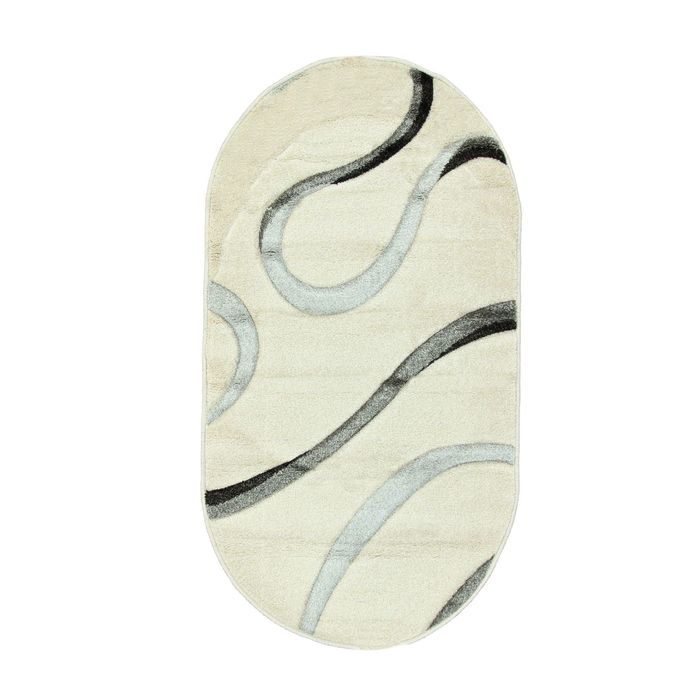 Ковёр Rio Carving 223 CREAM/CREAM 3.0*4.0 м, овал