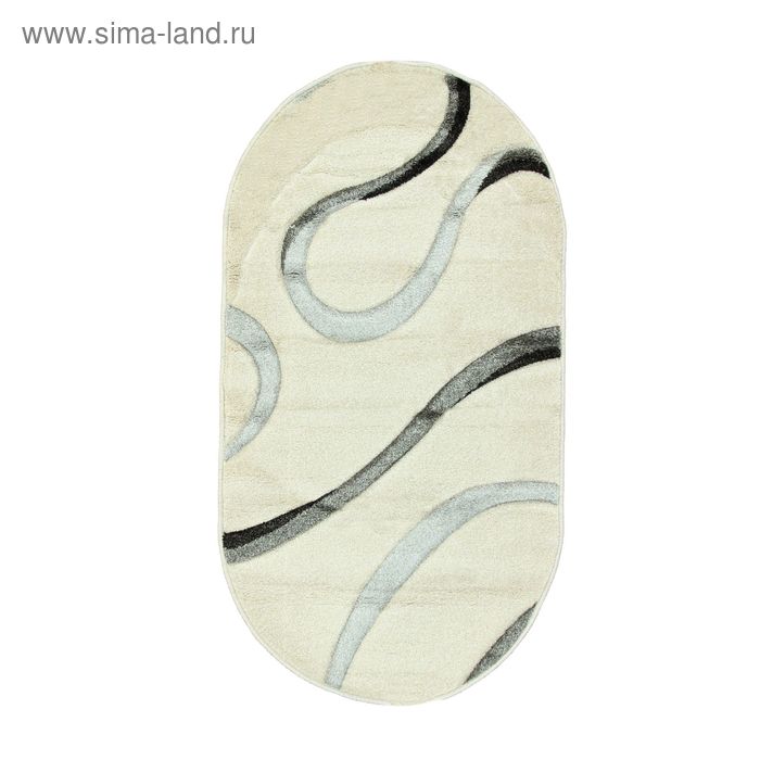 Ковёр овальный Rio Carving 223, 300 х 400 cм, цвет cream ковёр овальный carving 6193 200 х 400 см цвет opak