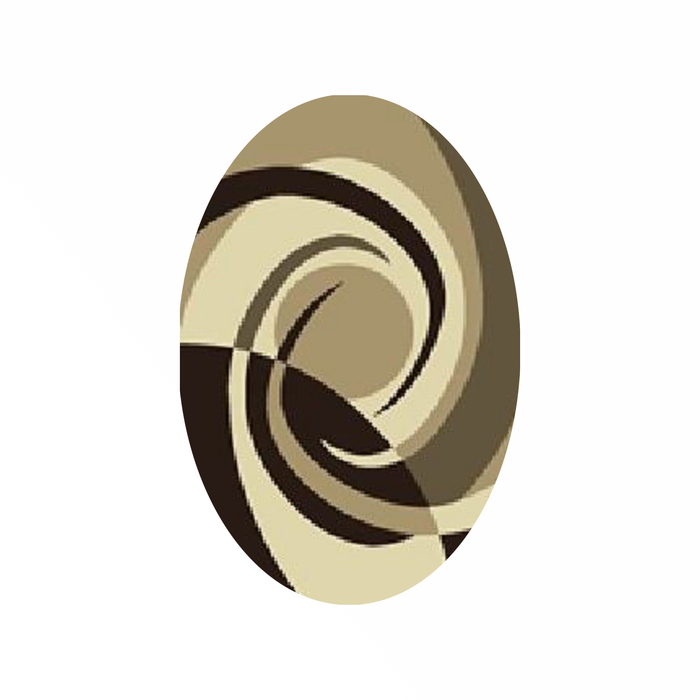 Ковёр Rio Carving 239 BEIGE/BEIGE 2.0*4.0 м, овал