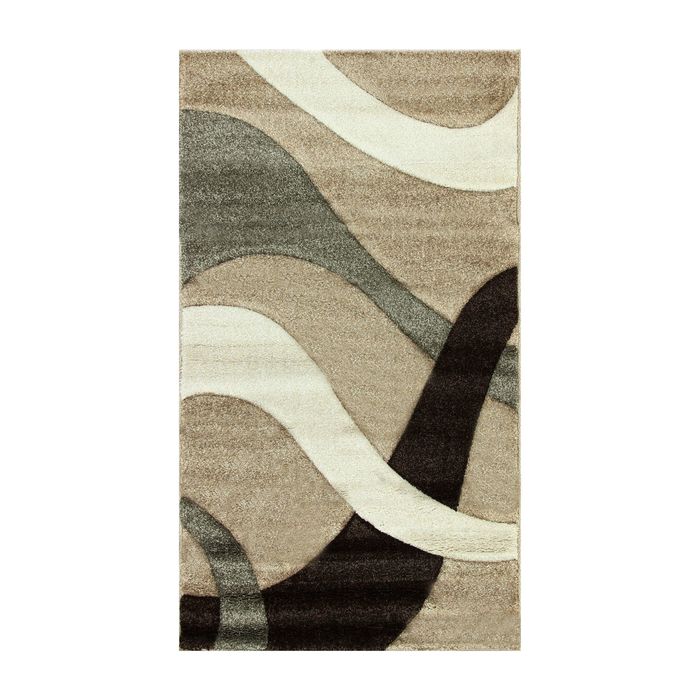 Ковёр Rio Carving 024 BEIGE/BEIGE 1.0*2.0 м, прямоугольный