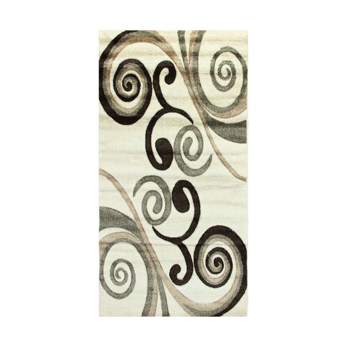 Ковёр Rio Carving 238 CREAM/CREAM 1.0*2.0 м, прямоугольный