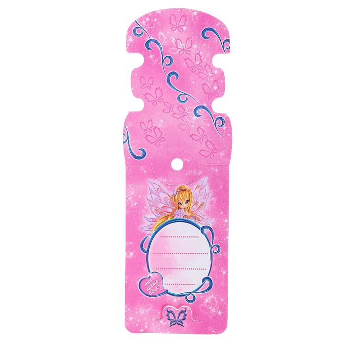 Набор резинок "Самая стильная. Красотка", Феи ВИНКС: Блум, 2 шт., открытка внутри