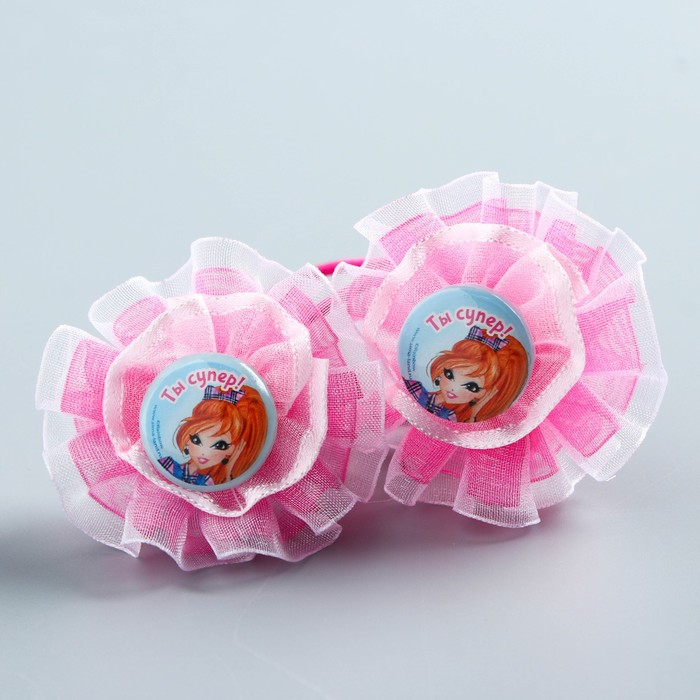 Набор резинок "Ты супер", Феи ВИНКС: Блум, 2 шт