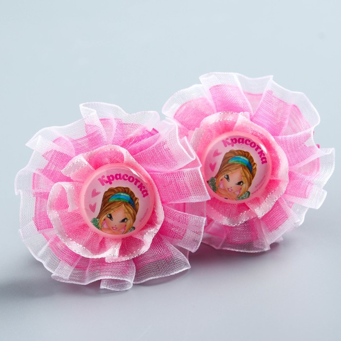 Набор резинок "Красотка", Феи ВИНКС: Флора, 2 шт