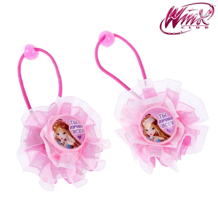 Набор резинок "Ты лучше всех", Феи ВИНКС: Флора, 2 шт