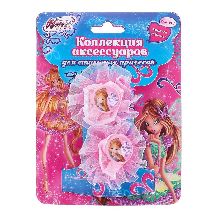 Набор резинок "Ты лучше всех", Феи ВИНКС: Флора, 2 шт