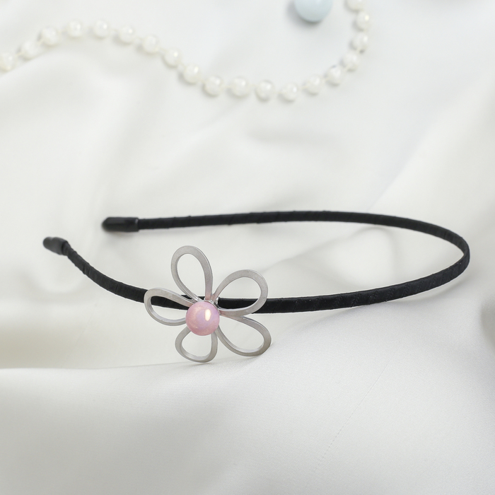 Ободок для волос "Изящная жемчужина" ромашка, микс