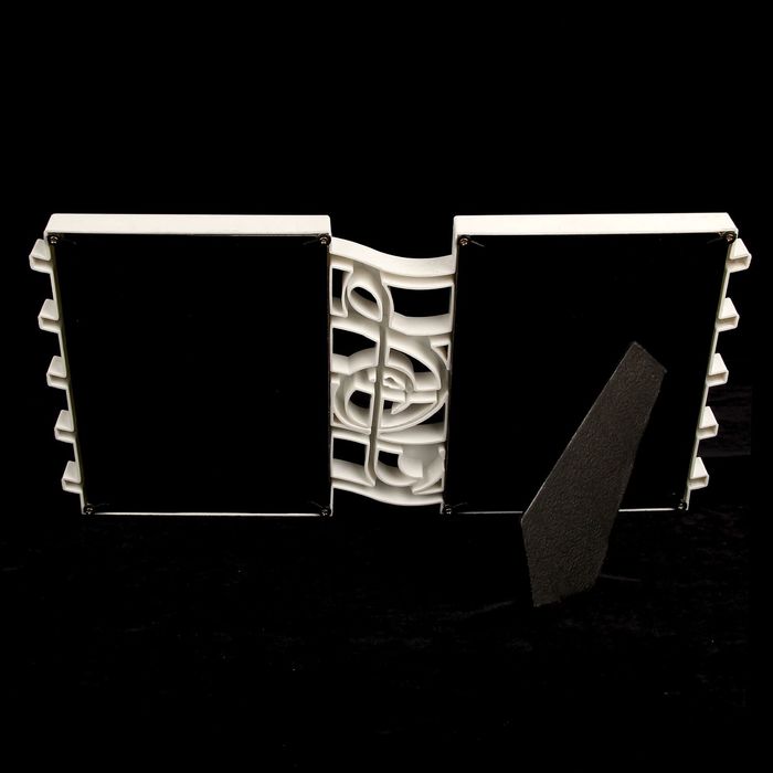 Фоторамка пластик на 2 фото 13х18 см "Музыка" 39,5х20,5 см