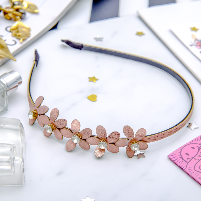 Ободок для волос "Кремлин" цветы, микс