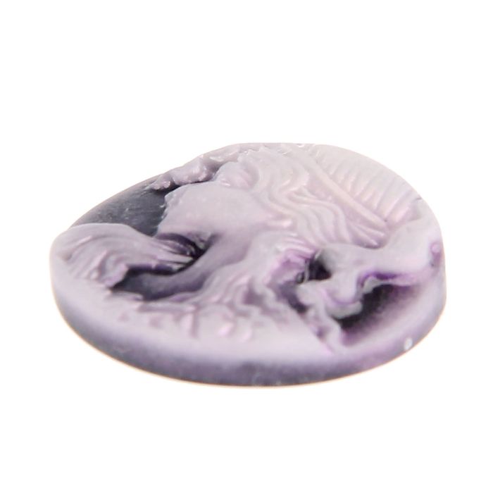 Набор камей "Муза" набор 10 шт фиолет 1,8х1,8 см