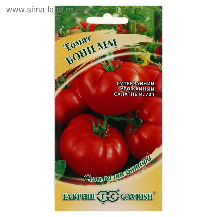 Семена Томат Бони ММ, суперранний, 0,05 г семена томат бони мм 0 05г