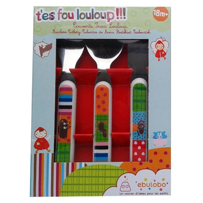 Набор столовых приборов Ebulobo "Волчонок"