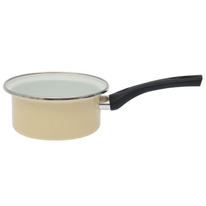 Ковш цилиндрический 1 л "Бежевый", без крышки