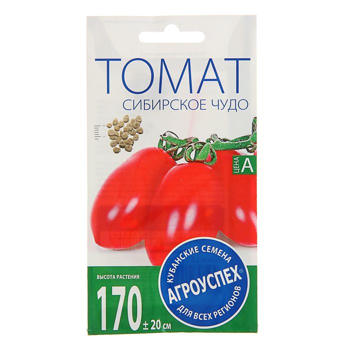 Семена Томат "Сибирское чудо", средний, 0,1г